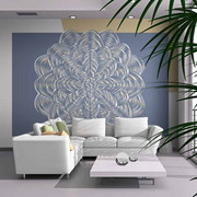 Fototapeta - Biały ornament Artgeist