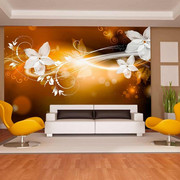 Fototapeta - Snieżny kwiat Artgeist