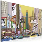 Obraz - Miasto z komiksu Artgeist