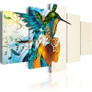 Obraz - Bird's music - 5 pieces Artgeist