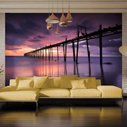 Fototapeta - Port - drewniane molo Artgeist