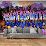 Fototapeta - Kolorowy mural Artgeist