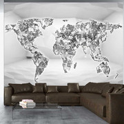 Fototapeta - Diamentowa mapa Artgeist