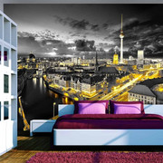 Fototapeta - Berlin nocą Artgeist