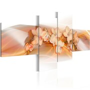 Obraz - Kremowe kwiaty - Orchidee Artgeist