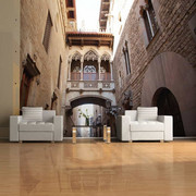Fototapeta - Barcelona Palau generalitat in gothic Barrio Artgeist