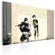 Obraz - Sniper and Child by Banksy Artgeist