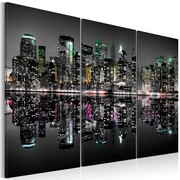 Obraz - Kontrast barw drapaczy chmur - NY Artgeist