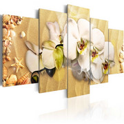 Obraz - Plaża i orchidea Artgeist