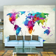 Fototapeta - The map of happiness Artgeist