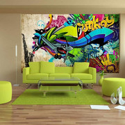 Fototapeta - Funky - graffiti Artgeist