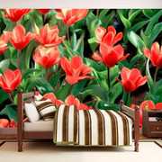 Fototapeta - Painted flowers Artgeist