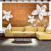 Fototapeta - Floral notes Artgeist