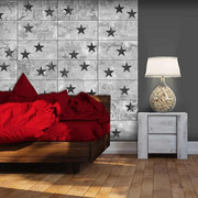 Fototapeta - Czarne gwiazdki Artgeist