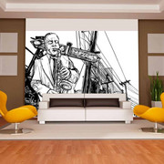 Fototapeta - Saxophone recital on Broadway Artgeist