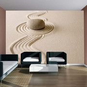 Fototapeta - Zen sand garden Artgeist
