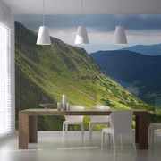 Fototapeta - Green mountain landscape Artgeist