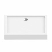 NEW TRENDY Brodzik COLUMBUS zintegrowany (noga x4) 90x80x14 B-0391 NEW TRENDY