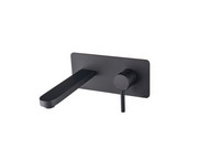 Besco Bateria umywalkowa podtynkowa Decco Czarny matt BU-DS-CZ Besco