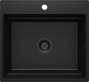 Deante Zlewozmywak granitowy magnetyczny 1-komorowy Magnetic Nero ZRM N10A Deante