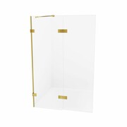 New Trendy Parawan nawannowy AVEXA GOLD skrzydło podwójne uchylne LEWE 100x150 EXK-2010 NEW TRENDY