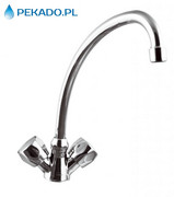 Invena Bateria umywalkowo-zlewozmywakowa Modena BZ-11-F0S-L INVENA