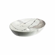 Invena Umywalka nablatowa KAFE beż/brąz mat CE-62-721-C INVENA