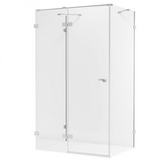 New Trendy Kabina prysznicowa przyścienna EVENTA 100x80x200 EXK-4583 LEWA NEW TRENDY