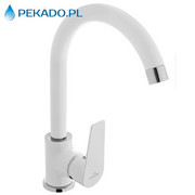 Invena Bateria zlewozmywakowa Dokos Biały BZ-19-002-V INVENA