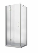 Besco Kabina prysznicowa kwadratowa Viva Prawa 80 x 80 x 195 szkło przejrzyste VKP-80-195-C Besco