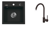 DEANTE zestaw bateria zlewozmywakowa Nemezja + zlewozmywak granitowy Zorba ZQZA2103 Deante