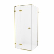 NEW TRENDY Kabina prysznicowa AVEXA GOLD drzwi uchylne LEWE 110x80x200 EXK-1870 NEW TRENDY