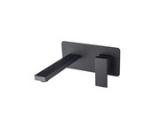 Besco Bateria umywalkowa podtynkowa Varium Czarny matt BU-MVS-CZ Besco