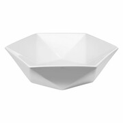 Invena Umywalka nablatowa NAKSOS biały CE-55-001-C INVENA