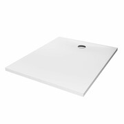 NEW TRENDY Brodzik NEX konglomeratowy prostokątny 120x90x3,5 biały B-0462 NEW TRENDY