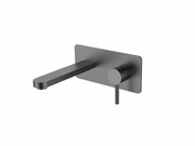 Besco Bateria umywalkowa podtynkowa Decco Grafitowy BU-DS-GR Besco