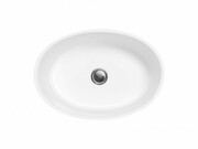 Besco Umywalka nablatowa Uniqa B&W 32 x 46 x 17 klik-klak biały UMD-U-NBWW Besco