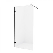 NEW TRENDY Kabina prysznicowa AVEXA BLACK walk-in szkło 6mm 70x200 EXK-1624 NEW TRENDY