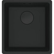 Franke Zlewozmywak do podbudowy Fragranit + Maris MRG 110-37 Czarny mat/Czarny odpływ 125.0697.760 Franke kuchnia