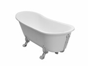 Besco Wanna wolnostojąca Olaya 160 x 68 Łapy białe WAO-160+BI Besco