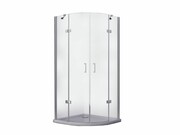 Besco Kabina prysznicowa półokrągła Viva 90 x 90 x 195 szkło przejrzyste VP-90-195-C Besco