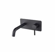 Besco Bateria umywalkowa podtynkowa Illusion czarny matt BU-IS-CZ Besco