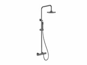 Besco Zestaw prysznicowy termostatyczny Illusion Grafitowy BP-DIT-GR Besco