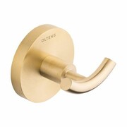 Oltens Gulfoss haczyk na ręcznik podwójny złoto szczotkowane 80002810 Oltens