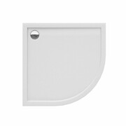 NEW TRENDY Brodzik NEW CANTARE półokrągły 80x80x4 B-0381 NEW TRENDY