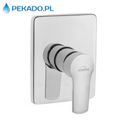 Invena Bateria podtynkowa kwadratowa Verso BP-82-0K1-A INVENA