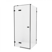 NEW TRENDY Kabina prysznicowa AVEXA BLACK drzwi uchylne podwójne 80x90x200 EXK-1609 NEW TRENDY