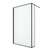 NEW TRENDY Ścianka szklana NEW MODUS BLACK 110x200 EXK-5584 NEW TRENDY