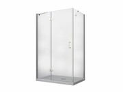 Besco Kabina prysznicowa prostokątna Viva Lewa 100 x 80 x 195 szkło przejrzyste VPL-100-195C Besco