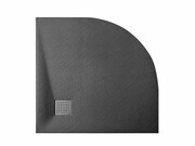 Besco Brodzik półokrągły Vexo Black 90 x 90 BVB-90-90-P Besco